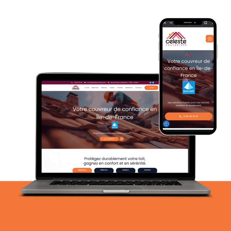 Nouveau site - CELESTE Couverture